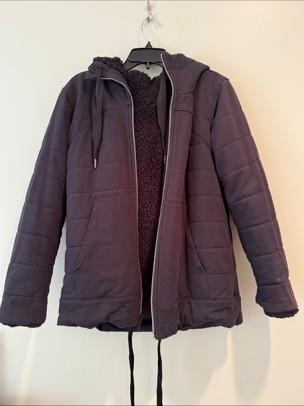 Reversible lululemon oversized Sherpa Zip-Up Hoodie w pockets